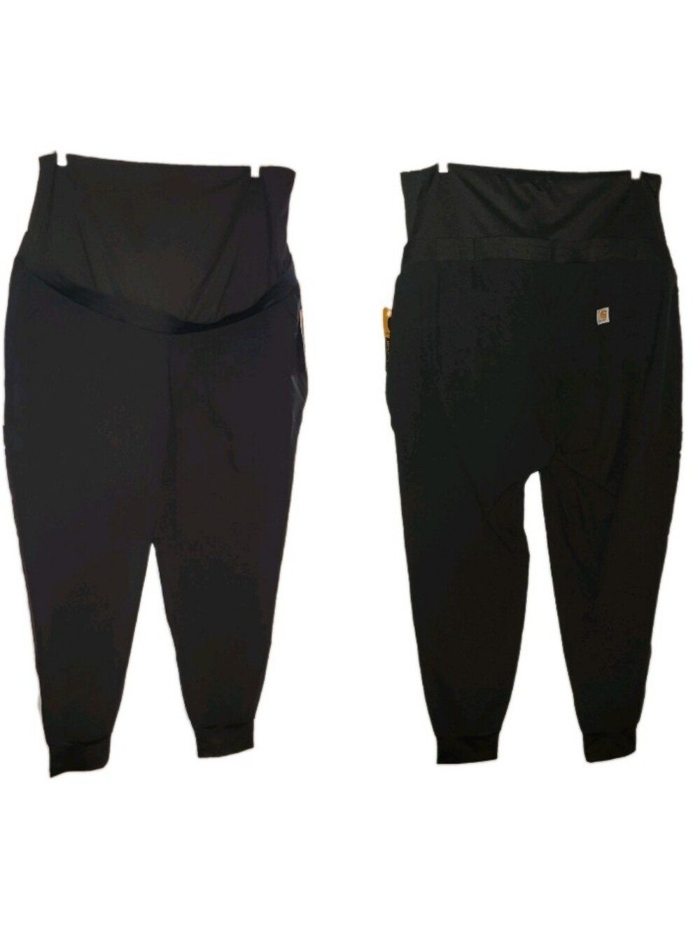 Carhartt Force Essentials Maternity Scrub Jogger Pants Modern Fit Black FastDry